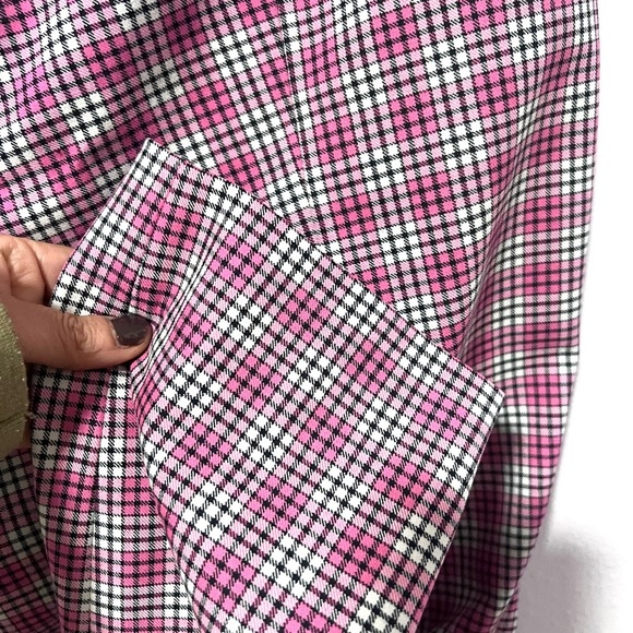 J. Crew Cameron slim crop pant in pink plaid 6 - Picture 8 of 9